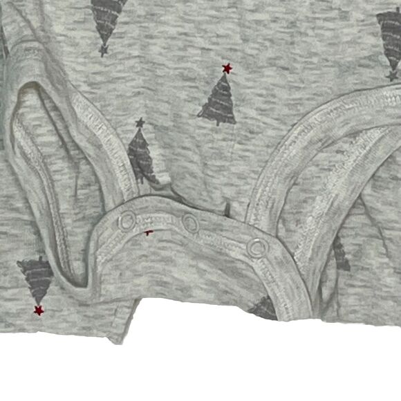 Carters Just One You Infant Baby Gray 2 Pc Merry And Bright Coordinated Set New! - Picture 5 of 15